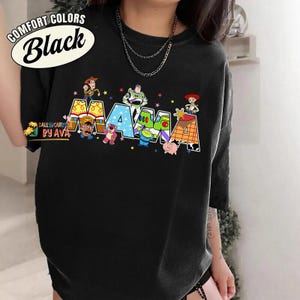 Custom Name Toy Story Birthday Shirt, Disneyland Family Matching Comfort Colors Shirt, Personalized Birthday Gift image 4