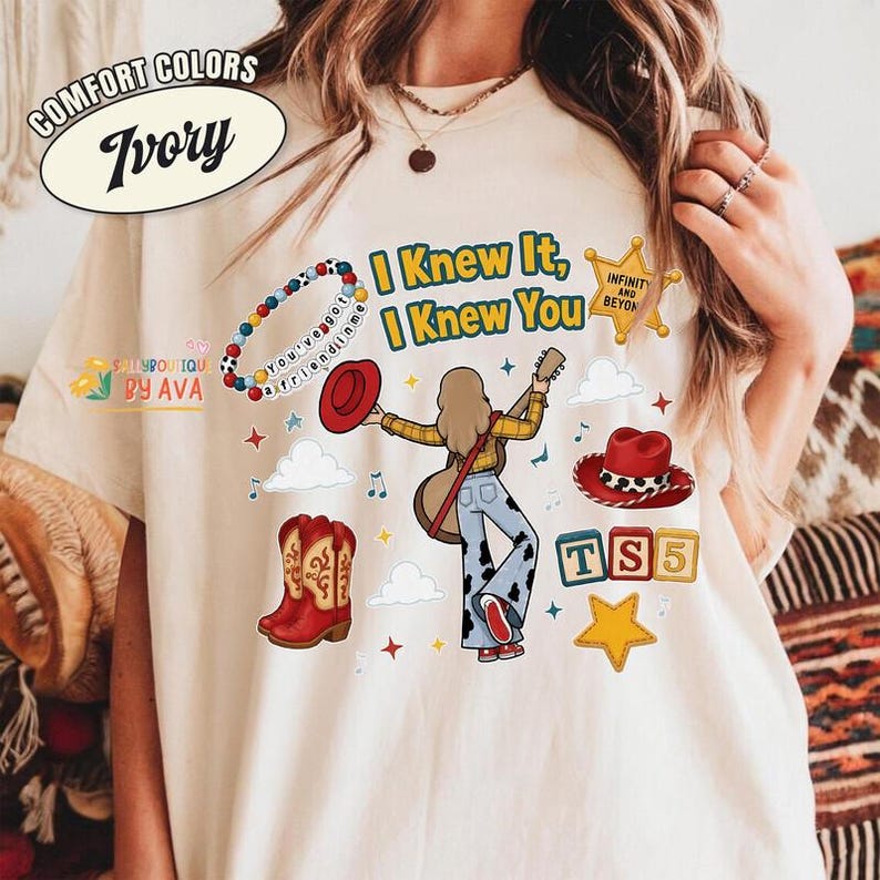 Disneyland Pixar Toy Story 5 I Knew It I Knew You Shirt, Toy Story 5 Shirt, Funny Family Matching Gift, Lilypad Buzz Woody Jessie Toy Story zdjęcie 3