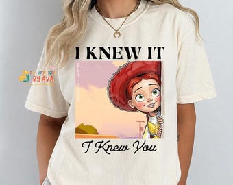Jessie Cow Girl Toy Story 5 Shirt, Disneyland Toy Story 5 I Knew It, I Knew You Music Shirt, Toy Story 5 Movie 2026, Jessie Toy Story 5