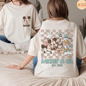 Custom Mickey & Co Shirt, Retro Mickey and Friends Shirt, Retro Disneyland Trip Shirt, Disneyland Family Vacation Shirt image 5
