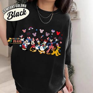 Mickey and Friends Disneyland 4th Of July Independence Day Shirt, America Shirt, Independence Day, Disneyland Patriotic 250 Years Shirts image 4