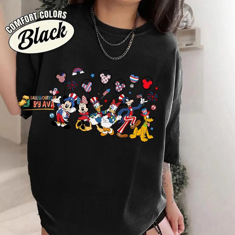 Mickey and Friends Disneyland 4th Of July Independence Day Shirt, America Shirt, Independence Day, Disneyland Patriotic 250 Years Shirts image 4