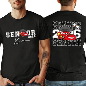 Disneyland Cars Graduation 2026 T-shirt, School Graduation. Class Of 2026 Graduation 2026 Tee, Graduation Squad, Graduation Shirt image 5