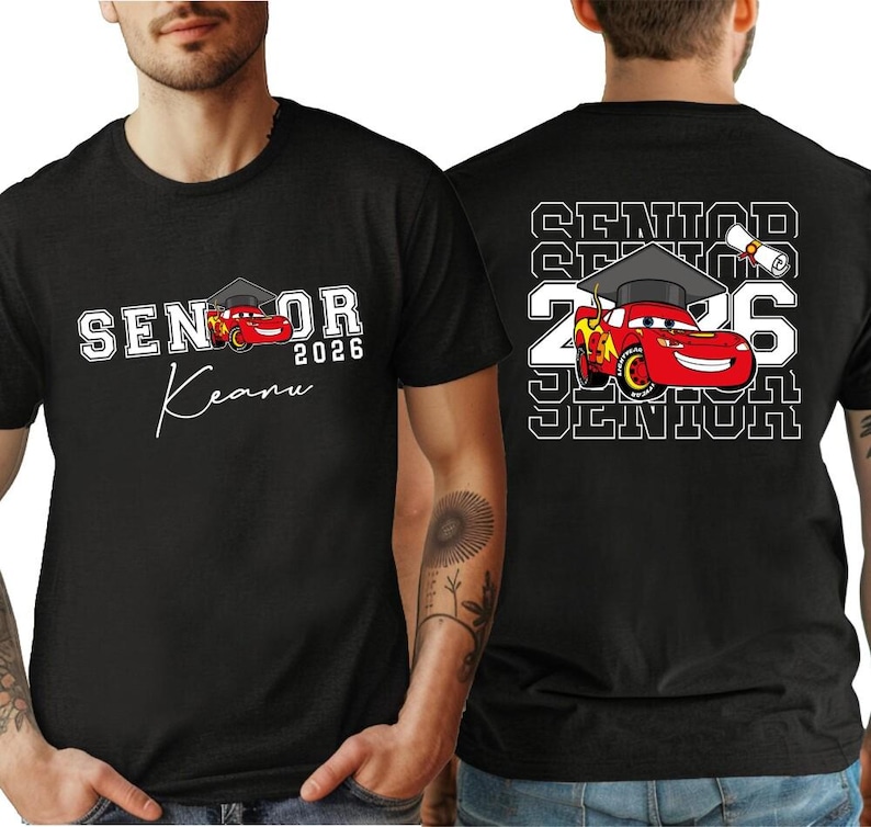 Disneyland Cars Graduation 2026 T-shirt, School Graduation. Class Of 2026 Graduation 2026 Tee, Graduation Squad, Graduation Shirt image 5