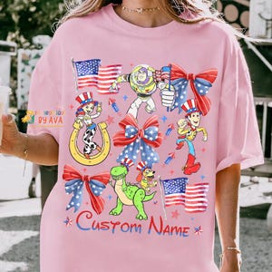 Disneyland 4th of July Toy Story Shirt, Disneyland Family Shirt, DisneyTrip Shirt, Disneyworld 4th of July Shirt, Independence Day image 4