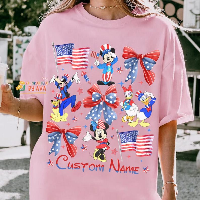 Camiseta de Disneyland Mickey y sus amigos para el 4 de julio, camiseta familiar de Disneyland, camiseta de DisneyTrip, camiseta del 4 de julio, Día de la Independencia, camiseta del 250 aniversario imagen 6