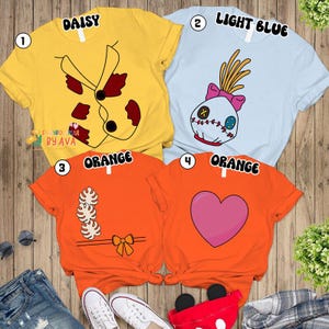 Lilo Stitch Angel Halloween Costume Shirt, Disneyland Stitch Costume Shirt, Halloween Group Costume Shirt, Mickey's Not So Scary Party immagine 2