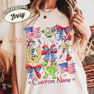 Disneyland 4th of July Toy Story Shirt, Disneyland Family Shirt, DisneyTrip Shirt, Disneyworld 4th of July Shirt, Independence Day image 2