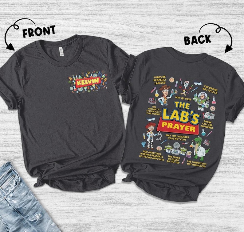 Toy Story Lab Week 2026 Shirt/The Lab's Prayer Shirt/Medical Lab Science/Laboratory Lab Tech Team Shirt, Lab Scientist Med Tech Shirt image 3