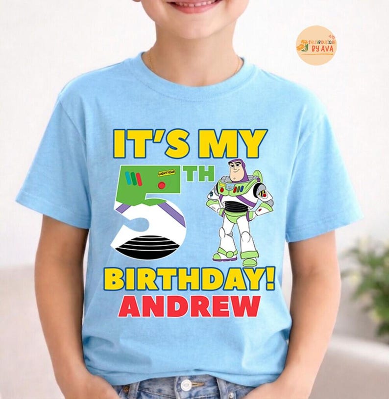 Personalized Toy Story Buzz Lightyear Birthday Shirt, Disneyland It’s My Birthday Shirt, Custom Name Birthday Shirt, Birthday Gifts For Ki zdjęcie 3