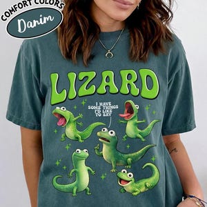 Tom the Lizard Hoppers 2026 T-Shirt, Pixar Hoppers Movie Shirt, Funny Disneyland Tom Lizard Tee, Animal Kingdom Trip Outfit, Family Vacation image 3