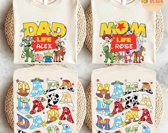 Disneyland Toy Story Mom Dad Life Shirt, Toy Story Dad Tee, Toy Story Family Tee,Toy Story Mom Shirt, Gift For Dad, Gift For Mom, Couple Tee