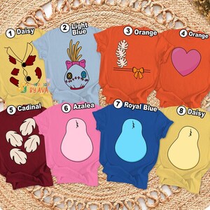 Lilo Stitch Angel Halloween Costume Shirt, Disneyland Stitch Costume Shirt, Halloween Group Costume Shirt, Mickey's Not So Scary Party immagine 3