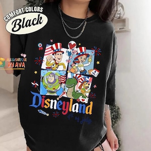 Disneyland Balloons Toy Story 4th of July Shirt, America Red White Blue Shirts, 250th USA Anniversary Shirt, Independence Day Tee 2026 image 4