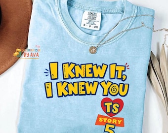 Disneyland Pixar Toy Story 5 I Knew It I Knew You Friendship Shirt, Toy Story 5 Inspired Shirt, I Knew It I Knew You Inspired Tshirt