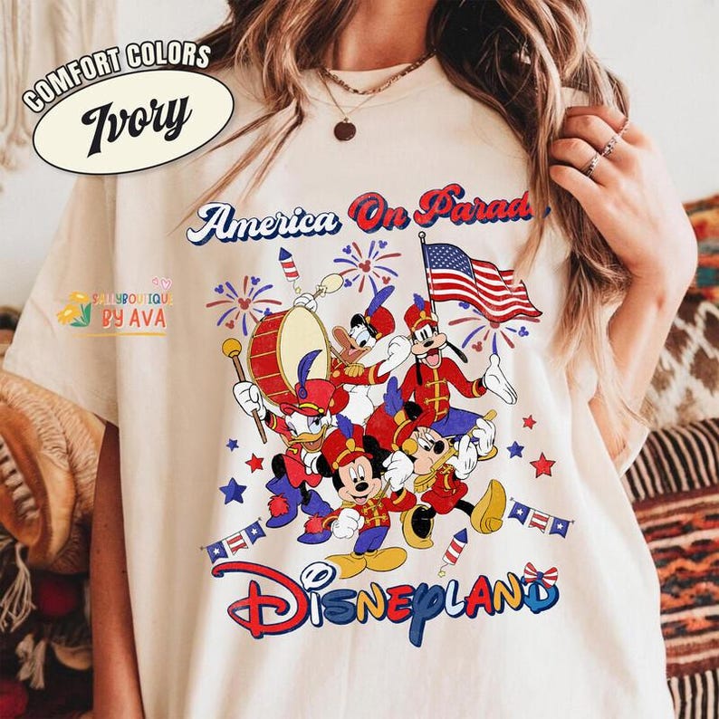 Retro Disneyland America Mickey 4th Of July Shirt, America 4th Of July Shirt, America Parade 250th Shirt, Happy Independence Day 2026 image 4