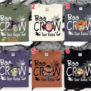 Toy Story Halloween Bo Crew Shirt, Party Trick or Treat, Spooky Season Disneyland Halloween Shirt, Woody Buzz Jessie Halloween Shirt 2026 afbeelding 2