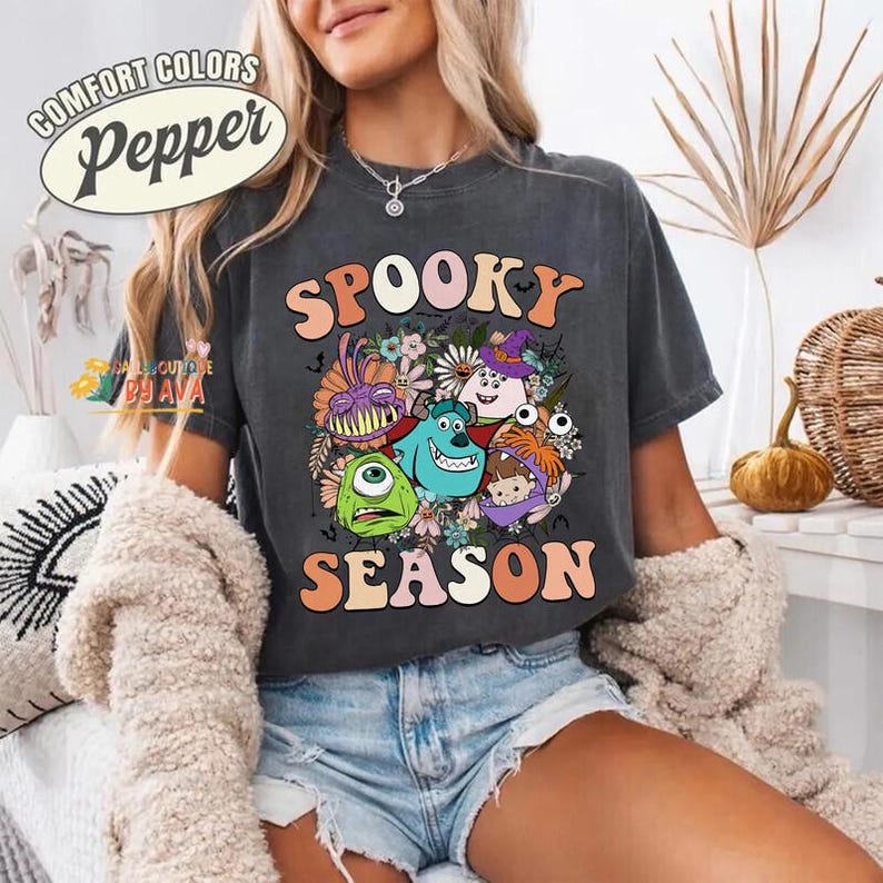 Mickey and Friends Halloween Shirt, Disneyland Spooky Season Shirt, Disneyland Spooky Tee, Cars Halloween Shirt, Toy Story Halloween Tee image 4