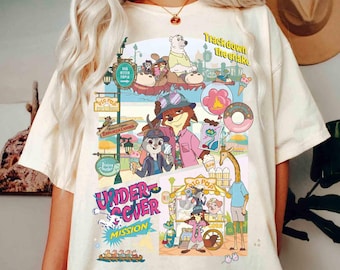 Disneyland Zootopia 2 Characters Bootleg Vintage Shirt, Judy Hopps Nick Wilde Gary DeSnake Tee, Disneylandland Family 2025 Trip Shirt