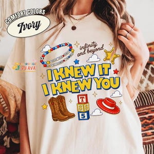 Toy Story 5 I Knew It I Knew You Friendship Shirt, Comfort Colors Disneyland Pixar Toy Story 5 Inspired Shirt, Disneyland Friends Shirt image 3