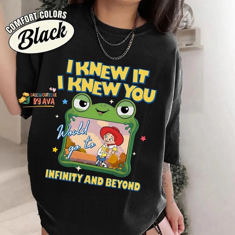 I Knew It I Knew You Toy Story 5 Shirt, Toy Story 5 Shirt, Infinity and Beyond Jessie Tee, Disneyland Toy Story 5 Birthday Shirt image 3