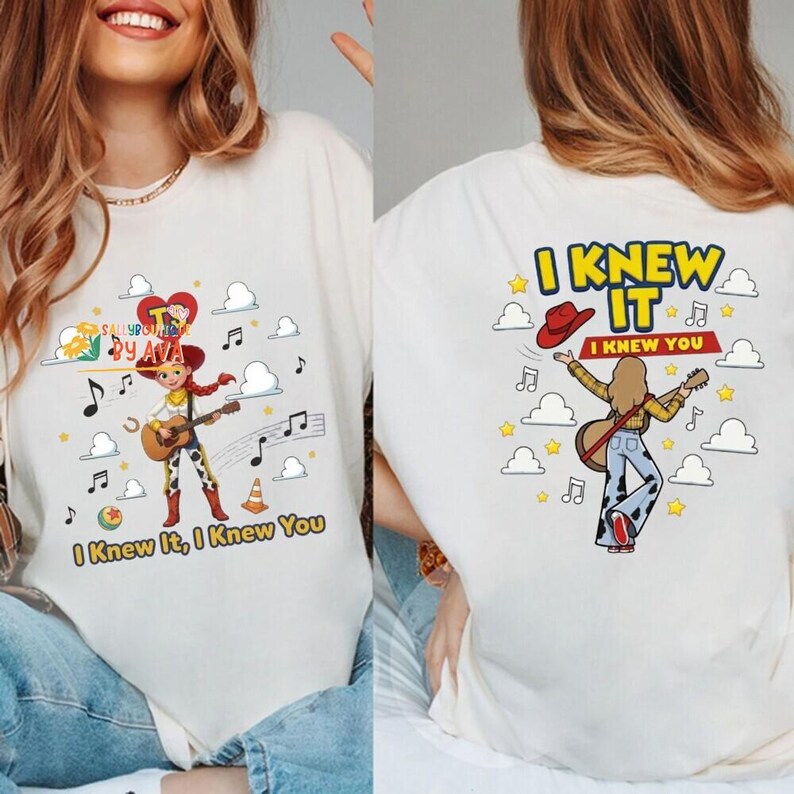 Disneyland Pixar Toy Story 5 I Knew It I Knew You Shirt, Toy Story 5 Inspired Shirt, Jessie Cowgirl I Knew It I Knew You Inspired Tshirt image 3