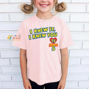Disneyland Pixar Toy Story 5 I Knew It I Knew You Shirt, Toy Story 5 Inspired Shirt, I Knew It I Knew You Inspired Tshirt image 3