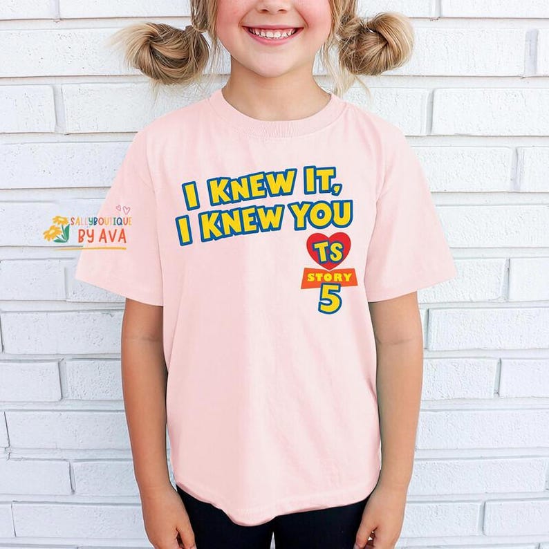Disneyland Pixar Toy Story 5 I Knew It I Knew You Shirt, Toy Story 5 Inspired Shirt, I Knew It I Knew You Inspired Tshirt image 3