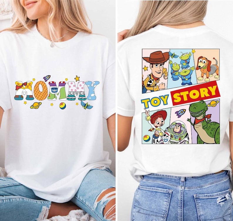 Toy Story Mommy Daddy T-Shirt, Disneyland Mom Dad Life Tee, Dad and Mom Shirt, Mother and Father Gift Shirt, Disneyland Family Trip Shirt image 4