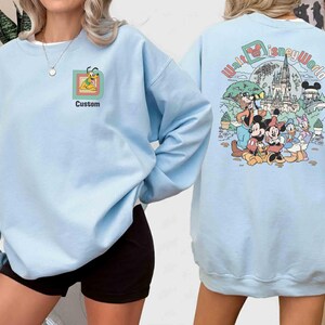 Custom Retro Walt DisneyWorld Shirt, Custom Name Disneyland 2026 Shirt, Mickey And Friends Shirt, Personalized Disneyland Matching Tee image 5