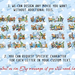 Custom Toy Story Family Matching Comfort Colors Shirt, Disneyland Mom Dad T-shirt, Personalized Gift Disneyland Trip, Disneyland Birthday image 5