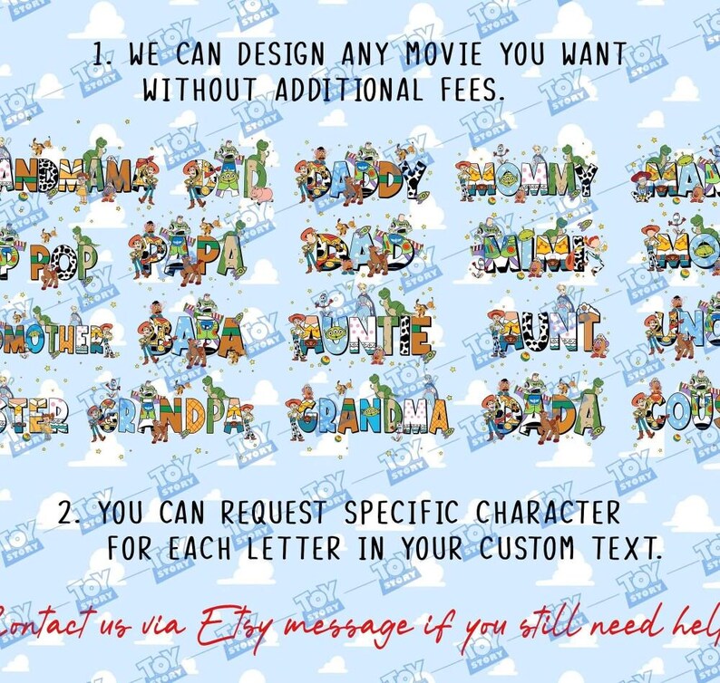 Custom Toy Story Family Matching Comfort Colors Shirt, Disneyland Mom Dad T-shirt, Personalized Gift Disneyland Trip, Disneyland Birthday image 5