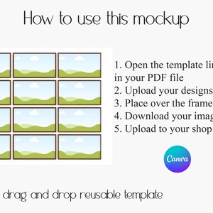 How to use this mockup in canva