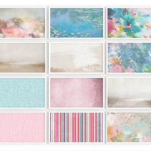 TV Frame Mockup Bundle Set of 12 Frames Gold White Wood Canva Editable Template Customizable Drag and Drop Horizontal Landscape Samsung TV