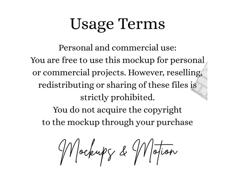 Terms of use