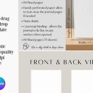 Front and back view