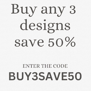 buy 3 save 50 per cent
