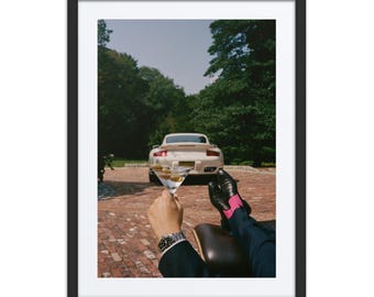 Porsche 911 997 Turbo Martini Lunch – Fine Art Photography Print | Wall Art & Home Décor