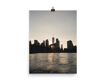 New York City Skyline at Sunset – Fine Art Photography Print | Wall Art & Home Décor