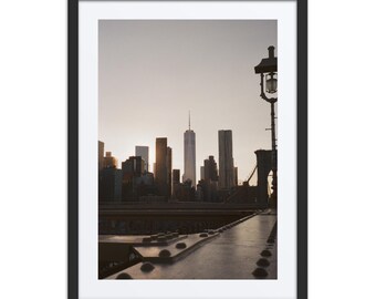 Manhattan, New York City Skyline at Sunset – Fine Art Photography Print | Wall Art & Home Décor