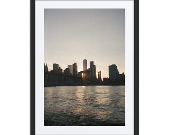 Manhattan, New York City Skyline at Sunset – Fine Art Photography Print | Wall Art & Home Décor