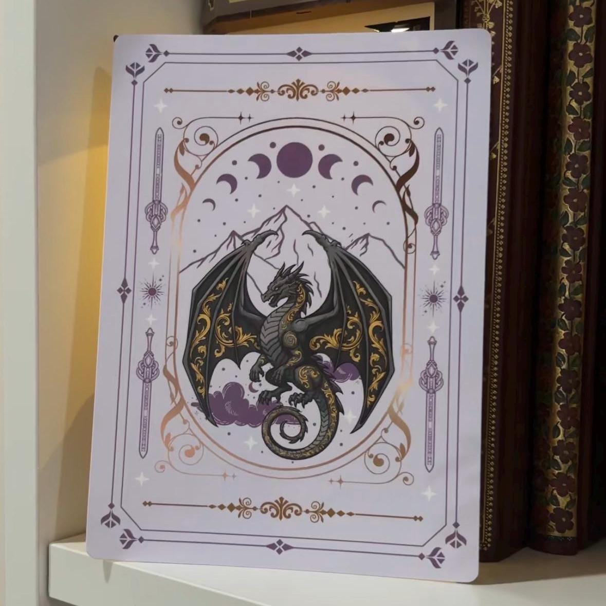 Fantasy Kindle Insert | Bookish Kindle Decor for Clear Case | E-reader ...