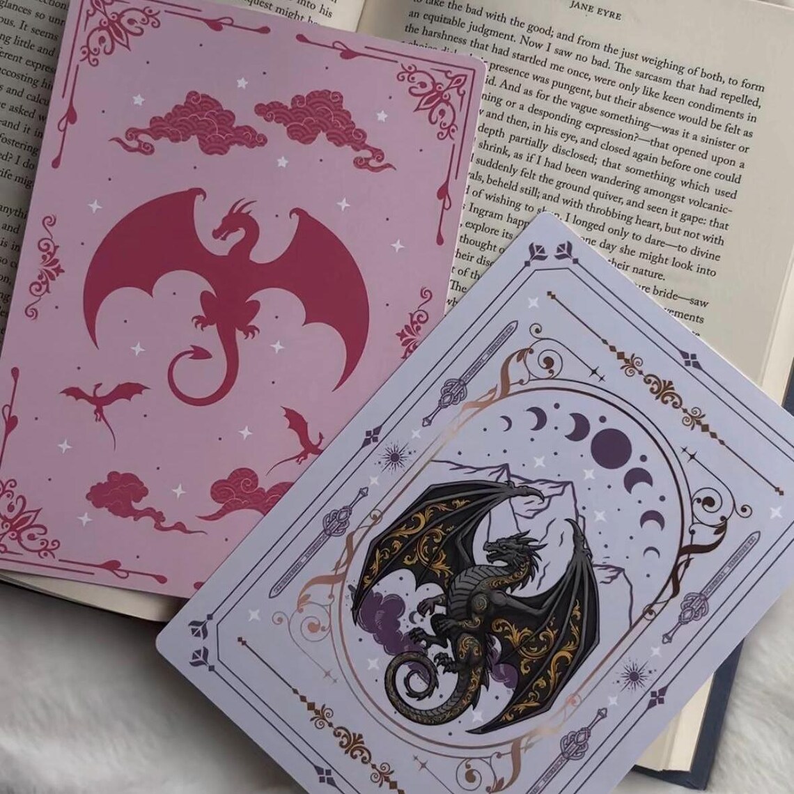 Fantasy Kindle Insert | Bookish Kindle Decor for Clear Case | E-reader ...