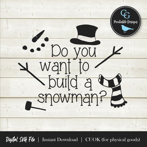 ¿Desea construir un muñeco de nieve / SVG y PNG descarga instantánea / gráficos, imágenes prediseñadas, archivos cortados, grabado láser, serigrafía, calcomanía, plancha