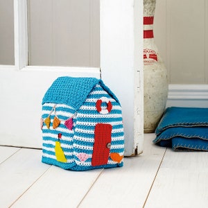 CROCHET PATTERN - Beach Hut Doorstop - Emma Varnam