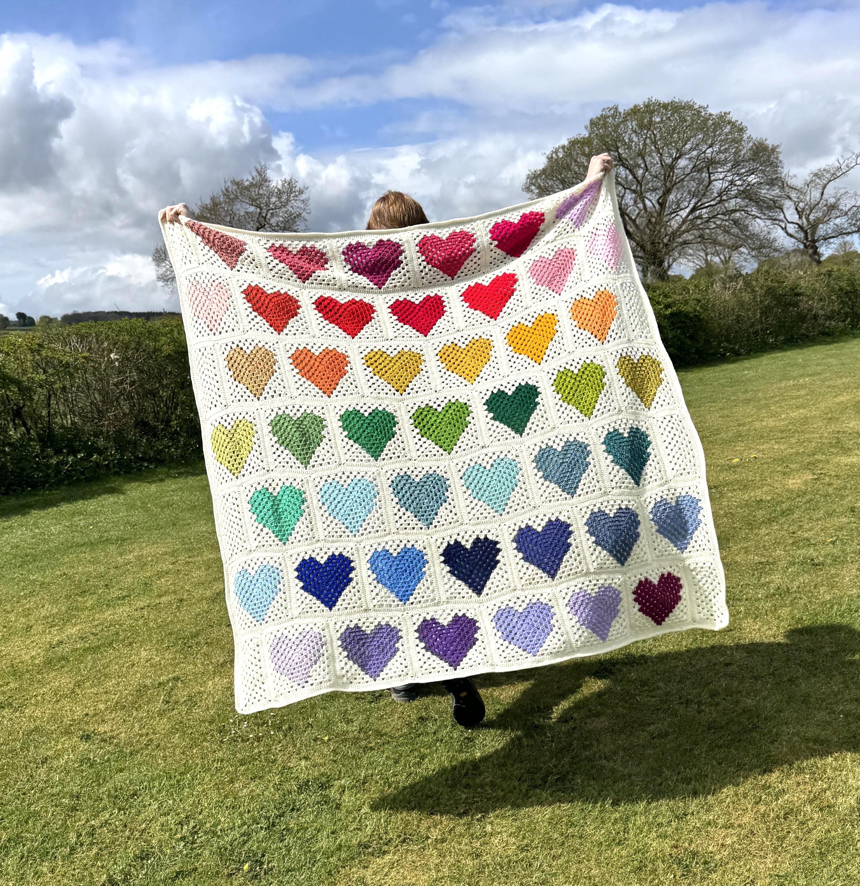 38 Beautiful Crochet Quilt Patterns You Will Want to Make 8 Heart Crochet Blanket Pattern: Granny Square Quilt