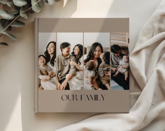Álbum de fotos familiar personalizado, álbum familiar a medida, regalo de álbum de fotos de recuerdos, álbum para parejas, álbum de fotos para padres, regalo de aniversario