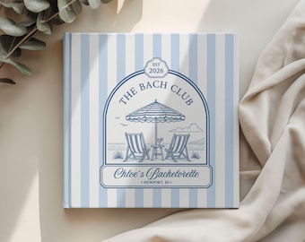 Livre d'or personnalisé pour enterrement de vie de jeune fille, album souvenir pour la mariée, livre de souvenirs pour le club de jeunes filles
