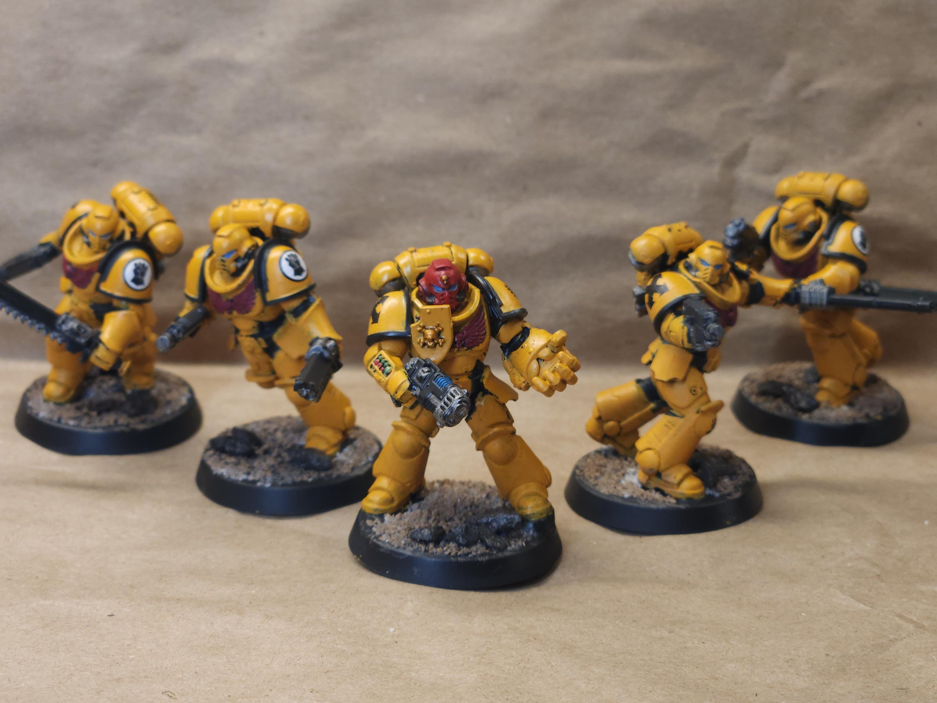 10 Intercessors D'Assaut Warhammer 40K – Space Marines, Figurines Plastique D'occasion