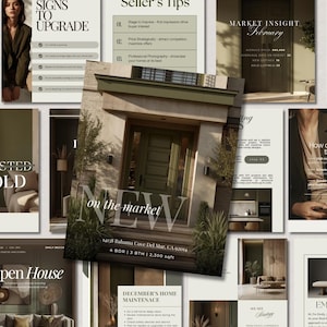 real estate listing templates, open house posts, realtor marketing bundle, property showcase graphics, Instagram reels & carousel, story templates for agents, home selling posts, lead generation tools, social media kit for realtors, 12 monthly posts, neighborhood spotlight, seasonal realtor content, listing announcement, agent branding, content planner for agents